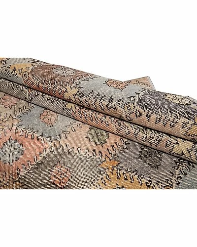 Apadana Vintage Turkish Hand-Knotted Wool Rug Home 4 Apadana Vintage Turkish Hand-Knotted Wool Rug Home - Image 2