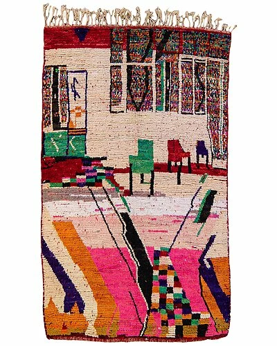 Apadana Vintage Moroccan Hand-Knotted Wool Rug Home 3 Apadana Vintage Moroccan Hand-Knotted Wool Rug Home