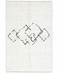 Apadana Modern Moroccan Hand-Knotted Wool Rug Home