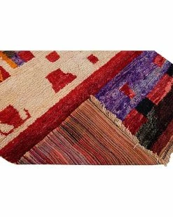 Apadana Vintage Moroccan Hand-Knotted Wool Rug Home 6 Apadana Vintage Moroccan Hand-Knotted Wool Rug Home -Apadana store online 3050665210 RLLD 2