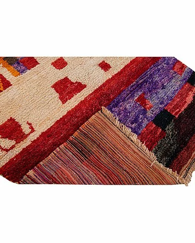 Apadana Vintage Moroccan Hand-Knotted Wool Rug Home 4 Apadana Vintage Moroccan Hand-Knotted Wool Rug Home - Image 2