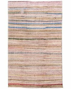 Apadana Mid-20th Century Kilim Hand-Woven Wool Rug Home