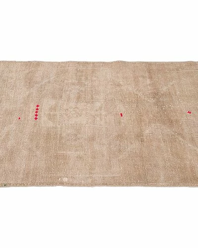 Apadana Vintage Distressed Hand-Knotted Wool Rug Home 5 Apadana Vintage Distressed Hand-Knotted Wool Rug Home - Image 3