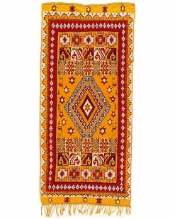 Apadana Mid-20th Century Moroccan Hand-Knotted Wool Rug Home