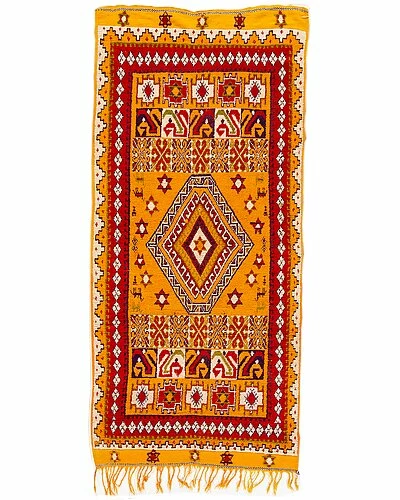 Apadana Mid-20th Century Moroccan Hand-Knotted Wool Rug Home 3 Apadana Mid-20th Century Moroccan Hand-Knotted Wool Rug Home