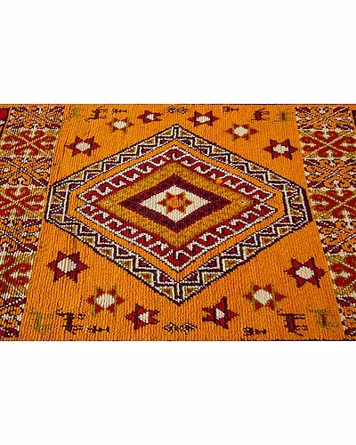 Apadana Mid-20th Century Moroccan Hand-Knotted Wool Rug Home 5 Apadana Mid-20th Century Moroccan Hand-Knotted Wool Rug Home - Image 3
