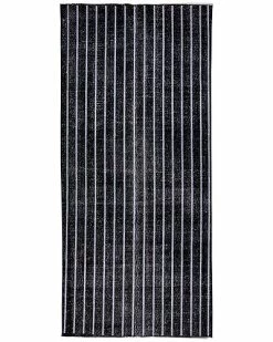 Apadana Modern Turkish Hand-Knotted Black Wool Rug Home