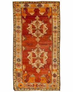 Apadana Vintage Medallion Hand-Knotted Wool Rug Home