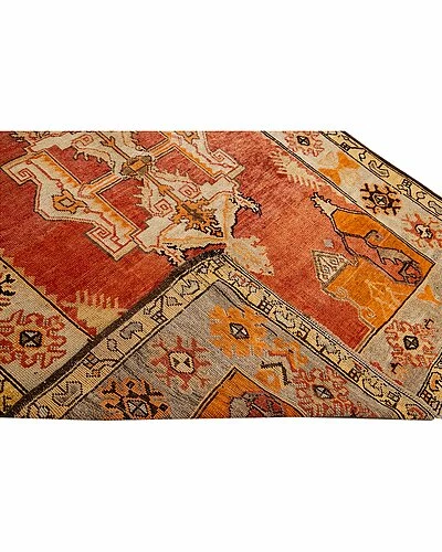 Apadana Vintage Medallion Hand-Knotted Wool Rug Home 4 Apadana Vintage Medallion Hand-Knotted Wool Rug Home - Image 2
