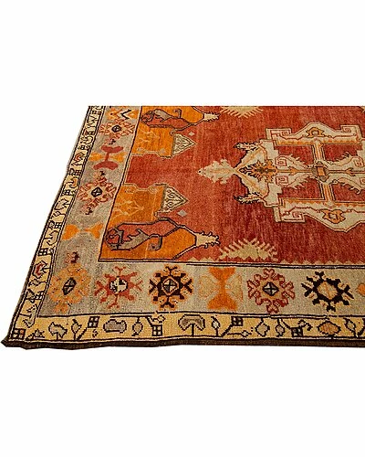 Apadana Vintage Medallion Hand-Knotted Wool Rug Home 5 Apadana Vintage Medallion Hand-Knotted Wool Rug Home - Image 3