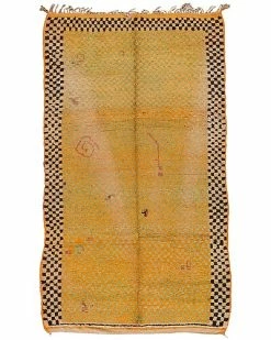 Apadana Mid-20th Century Moroccan Hand-Knotted Wool Rug Home