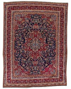 Apadana Vintage Persian Hand-Knotted Wool Rug Home
