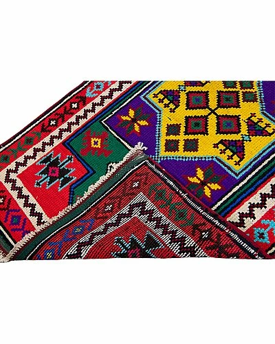 Apadana Vintage Turkish Hand-Knotted Wool Rug Home 4 Apadana Vintage Turkish Hand-Knotted Wool Rug Home - Image 2