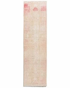 Apadana Vintage Geometric Hand-Knotted Wool Rug Home