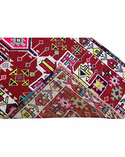 Apadana Vintage Turkish Hand-Knotted Wool Rug Home 4 Apadana Vintage Turkish Hand-Knotted Wool Rug Home - Image 2